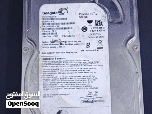 متاح هارديسك 500 غيغيا سيجيتا نضيف صحته 100 بل ميه  متاح هارديسك 320 غيغيا سيجيتا نضيف صحته 100 بل م