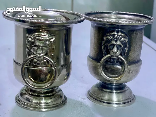 اناء طلاء فضة عدد2 انتيكه صناعة إنكليزي