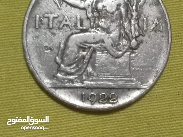 للبيع واحد ليره ايطاليا عام 1922