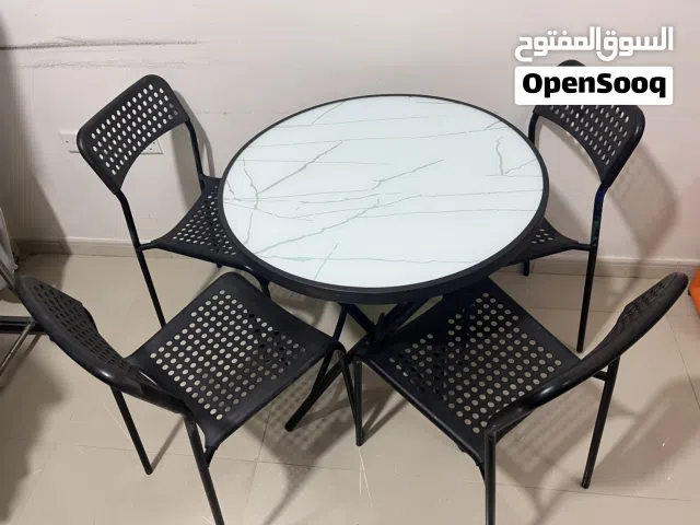 Metal Frames - Round Table and Chairs