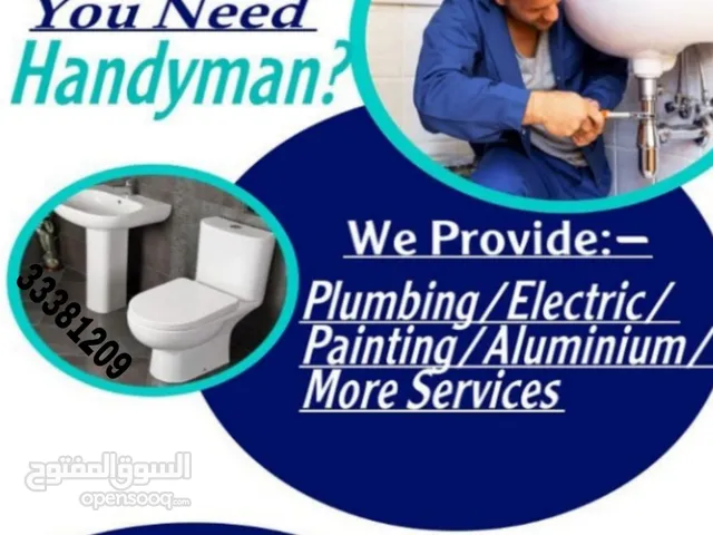 we do all kinds of electric and plumbing work with any maintenance