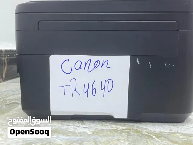 السلام عليكم طابعة كانون TR4640 مستخدمة للبيع