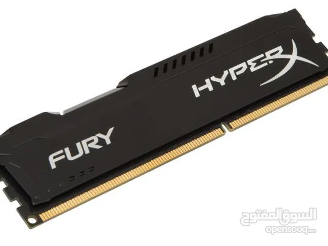 Ram HyperX FURY 8GB DDR3 1600hz - رام 8 جيجا هايبر اكس