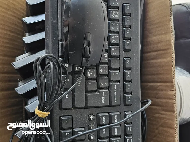 كيبورد مع ماوس HP بحالة ممتازة مستعمل للبيع متوفر بكميات