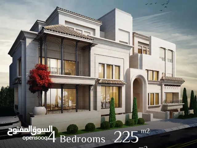 شقه بمشروع الحمر 5 بمساحه 225 منر