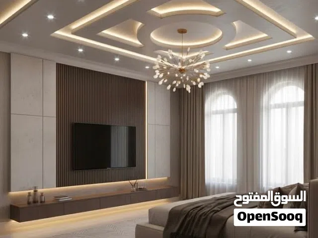 السامعي لديكورات الجبسيه والديكورات الخشبيه ودهانات