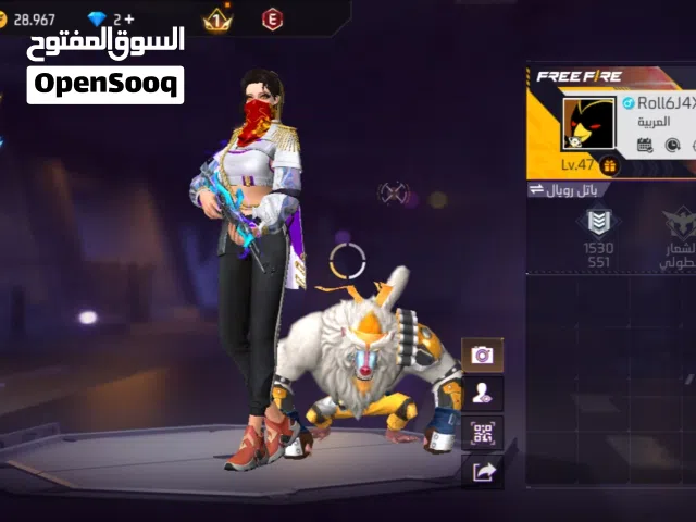 حسابين للبدل بحساب فري فاير قوي تقرا الوصف سلم تستلم