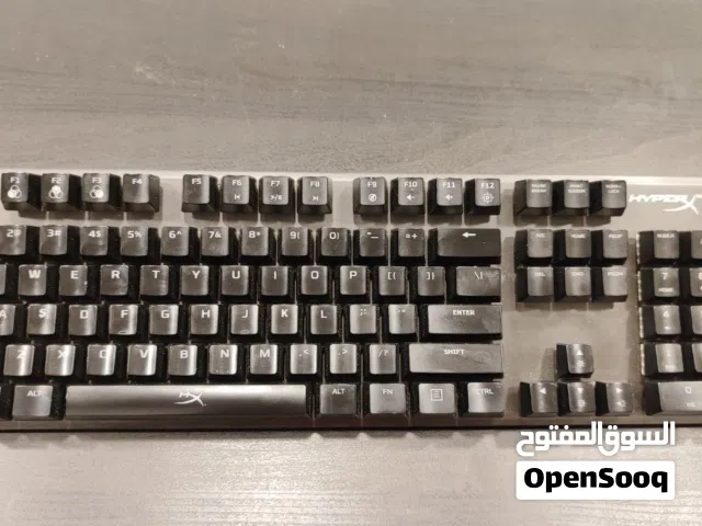 كيبورد شوتر احترافي! HyperX Alloy FPS RGB (Kailh Silver Speed) بحالة ممتازة