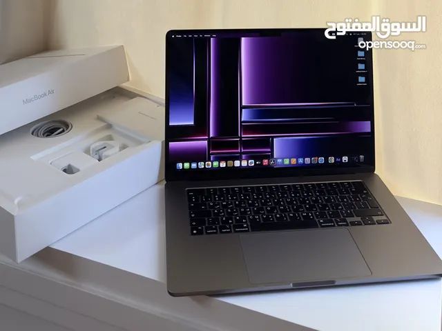 APPLE MacBook Air, Apple M2, Touch ID, 8GB, 256GB SSD, 15.3 inch, Space Grey