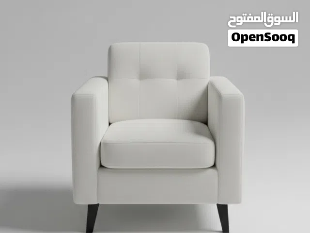 Modern 9-Piece White Sofa Luxury Chair Set (Excellent Condition