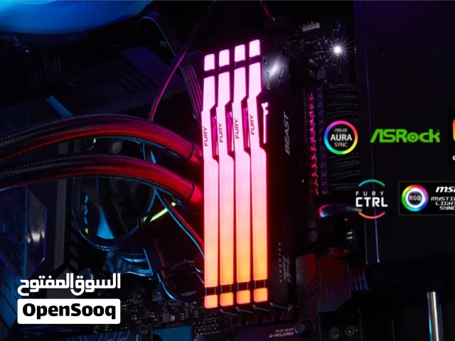 (2 ×16GB DDR5) Kingston FURY Beast RGB16GB 5600MHz DDR5 Desktop Memory Infrared Sync Technology
