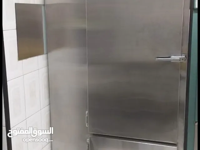 ثلاجة  وفريزر جديدة ستانلس كاملة من الخارج والداخل