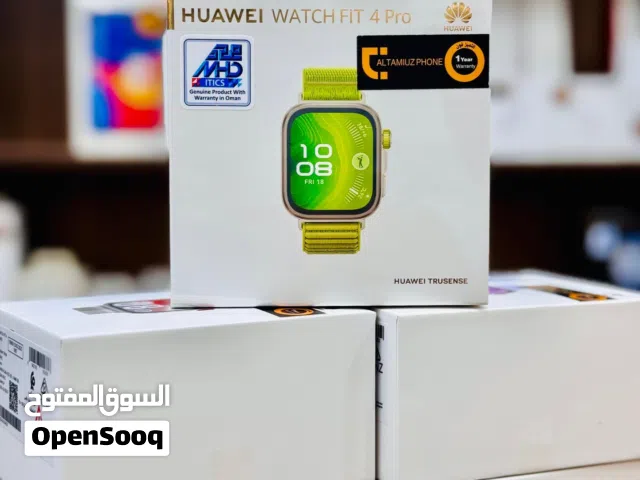 ساعة هواوي ڤيت 4 برو ، Huawei Watch Fit 4 Pro جديدة ضمان سنة