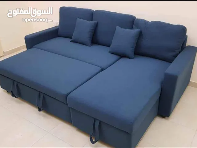 brand New L shelf sofa bed available