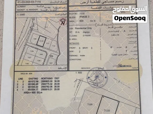 للبيع ارض سكنية فرصة للاستثمار او السكن