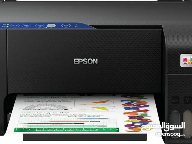 طابعة إبسون EcoTank L3252 A4 متعددة الإمكانات مزودة بخزان حبر لاسلكي - طباعة، مسح ضوئي، نسخ، واي فاي