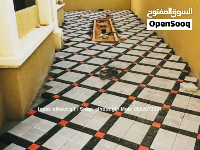 معلم بلاط انترلوك في جازان جوده عاليه وسرعة في العمل