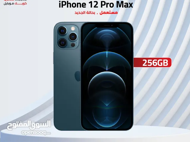 IPHONE 12 PRO MAX ( 256GB ) USED /// ايفون 12 برو ماكس ذاكرة 256 مستعمل وكاله