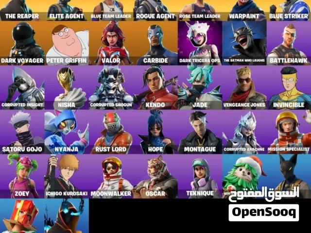 حساب فورت نايت للبيع