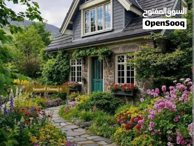 دور ارضی بیت زاویه واجهه کامله مع 6 مظلات و حديقه مسيجه  و خيمه مجهزه و ارتداد  كلها خاصه بالمؤجر