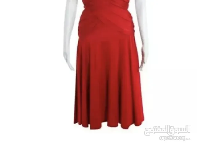 INFINITIF NWT RED HALTER DRESS