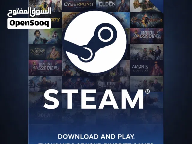 Gift card steam 10$ اكونت امريكي ومصري
