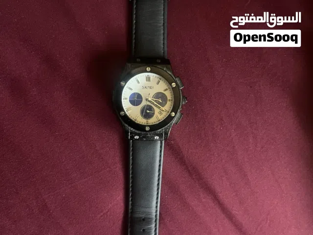 ساعة SKMEI كلاسيكية جلد – تصميم أنيق وفخم
