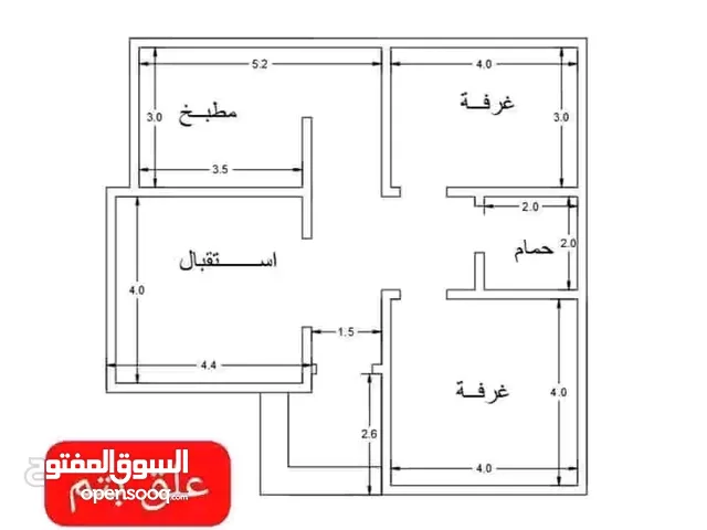 200 m2 2 Bedrooms Apartments for Rent in Benghazi Military Hospital