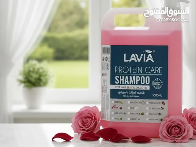 Lavia Hair shampoo (mix fruit, coconut, milk, keratin, Olive, Rose )5ltr