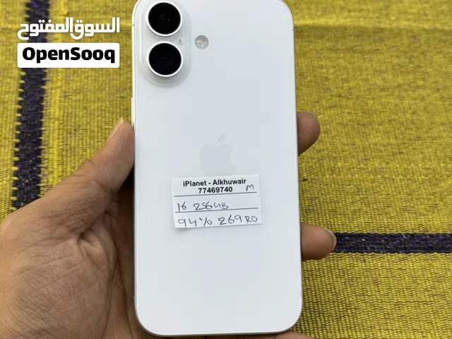 iPhone 16 256GB battery 92% good price all orginal device good price
