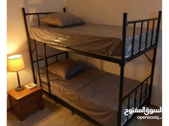 سرير حديدي مركب ذو طابقين