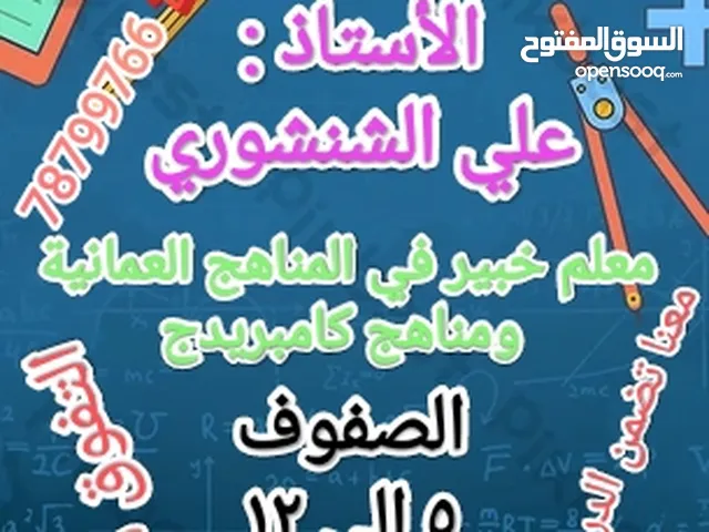 معلم رياضيات ( خبير )