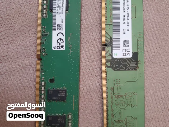 قطعتين رام DDR4 4GB للتبديل بي رام 8Gb ddr4 3200Aa