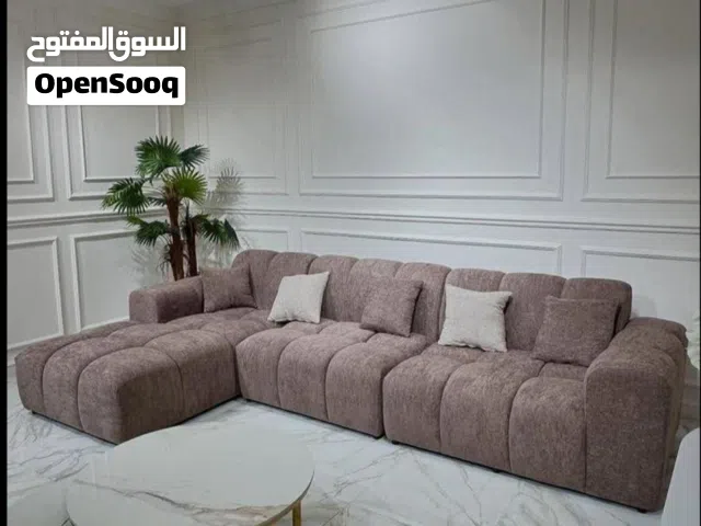5 person L shape sofa with water proof and easy clean fabric best foam quality