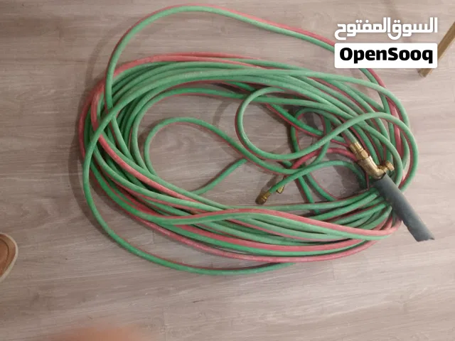 عدة لحام ب 80 دينار وهوز 18 متر مع المربط بسعر 15 دينار