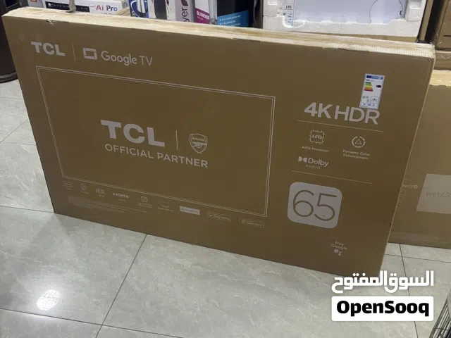 شاشه TCL المميزه 65 بوصه سمارت جوجل. دولبي سعر حرق