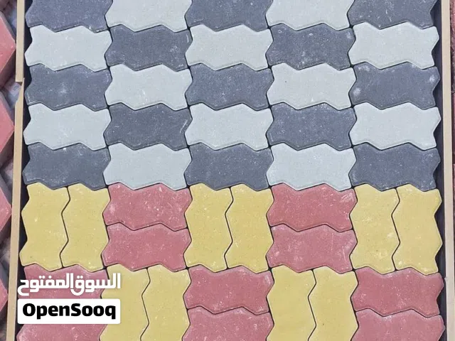 معلم بلاط خارجي..تركيب بلاط متداخل..معلم بلاط متداخل.