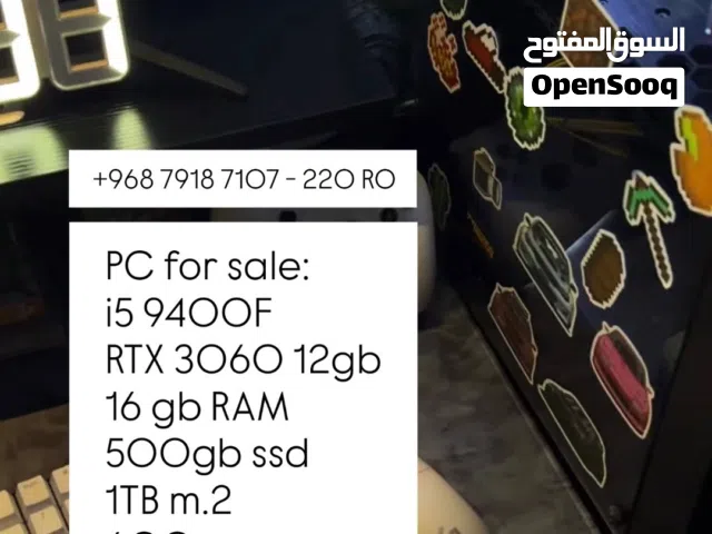 بيسي جيمينج rtx 3060 نظيف