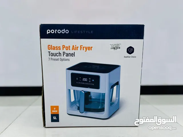 Porodo Glass Pot Air Fryer Touch Panel