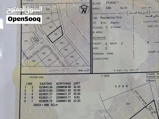 الارض مستويه وجاهزه للبناء المسفاه الثانيه شمال