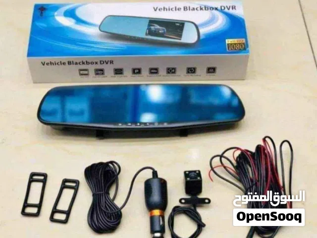 كاميرة سيارة امامية خلفية على شكل مرآة  ركب dvr كامل لسيارتك بيسجل وبيعرض الفيديوهات المسجلة ومرايا