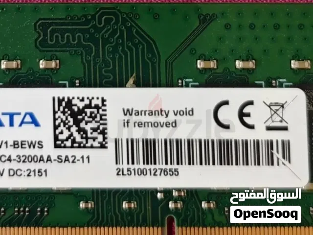 16GB ram @3200 DDr4 mhz