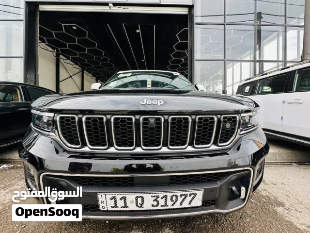 جيب كراند شيروكي فئة الاوفر لاند موديل 2024 ماشية 3 الف مغلفة PPF  كفالة وكالة هارلم