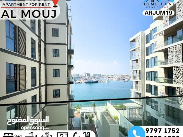 AL MOUJ  MARINA VIEW 4BHK APARTMENT IN JUMAN ONE - UNFURNISHED FOR RENT