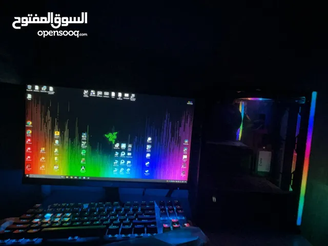 Pc gaming and monitor/ بيسي قيمنق و شاشة