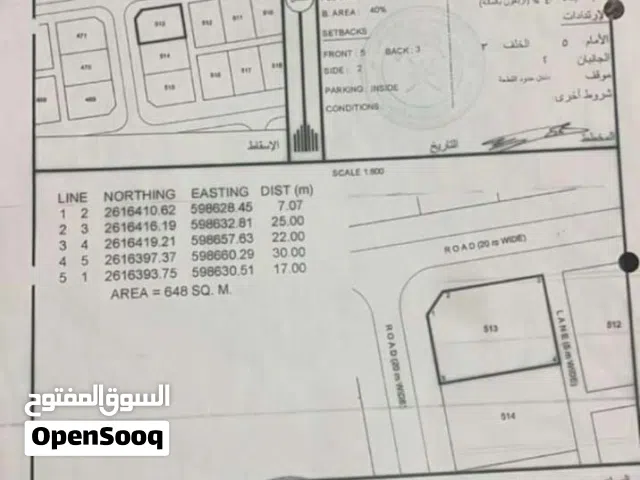 مفتوحه من ثلاث جهات ارض سوبر كونر