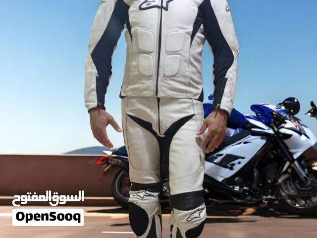 بدلة جلدية اصلية للدراجات النارية قطعتان قابلة للفصل  Alpinestars Sp1 2 Piece  مصنفة  فل كسارات
