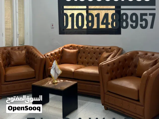 طقم انتريه كلاسيك خشب زان احمر روماني-طقم استقبال-اثاث مكتبي