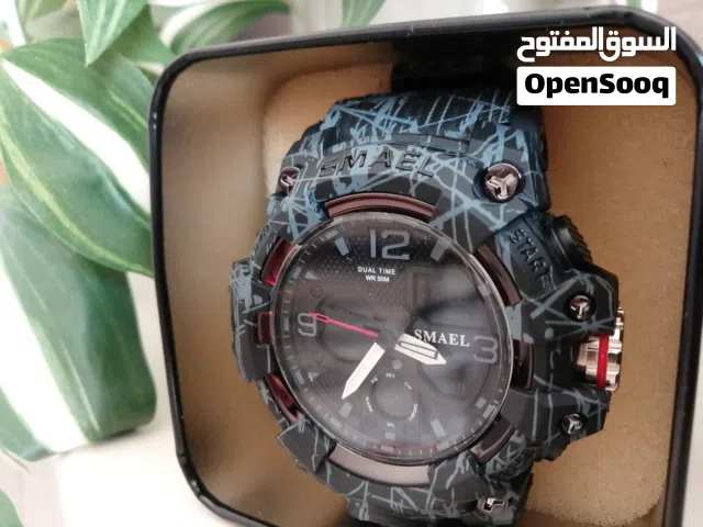 ساعة SMAEL أصلية مع كامل الأوراق السعر 12 دينار