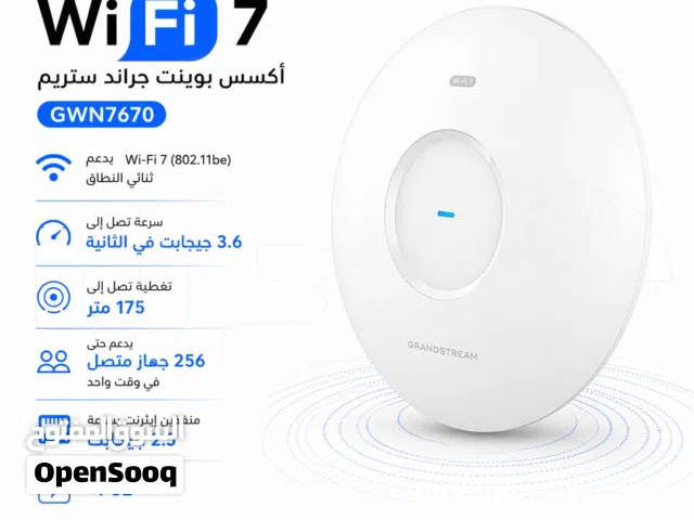 أكسس بوينت جراند ستريم GWN7670 بتقنية Wi-Fi 7 المتطورة